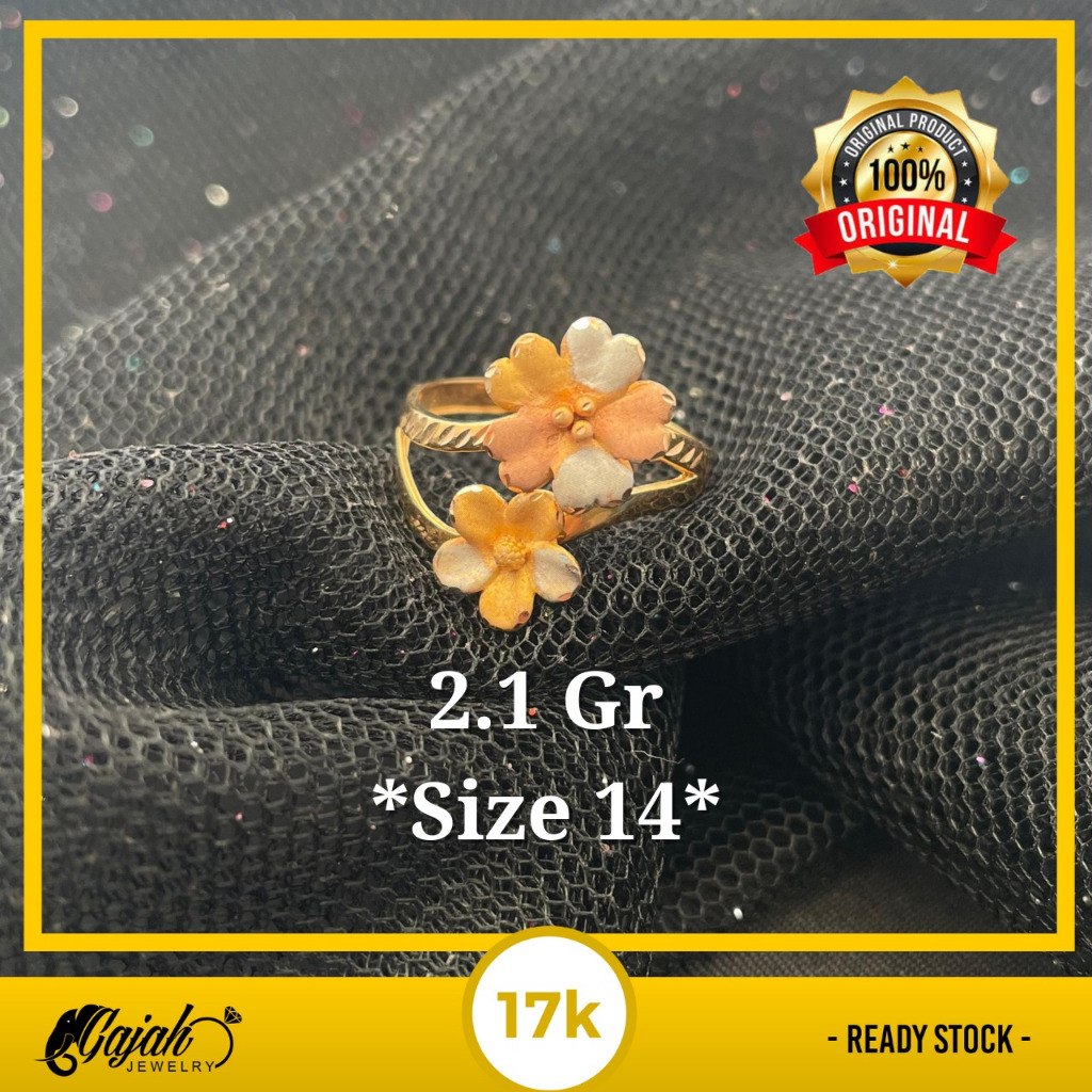 Cincin Emas 17K 2.1 Gram Toko Emas Gajah Online Salatiga 7881