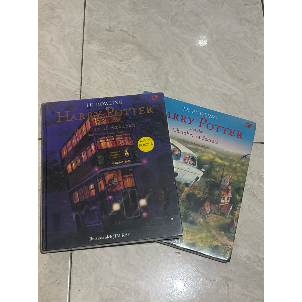 BUKU NOVEL HARRY POTTER ILUSTRASI JIM KAY ORIGINAL SEGEL