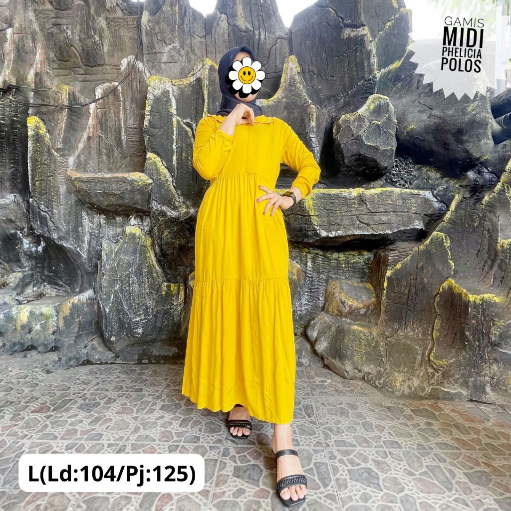 GAMIS MIDI PHELICIA POLOS ORIGINAL