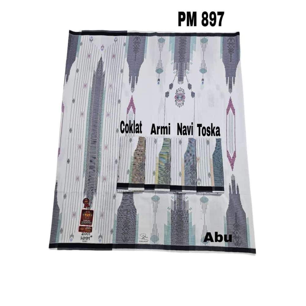 SARUNG HMM MOTIF PUTIH Sarung Samarinda HMM Putih MOTIF TERBARU