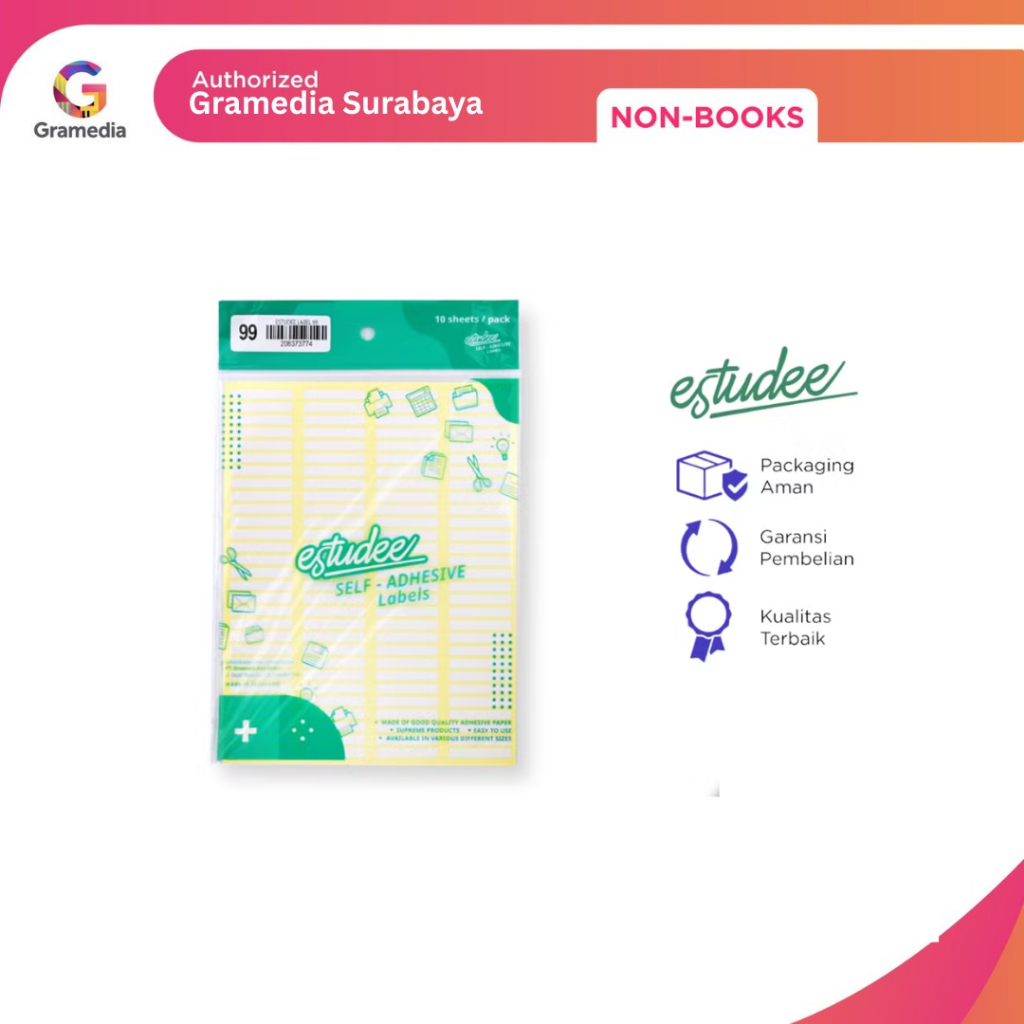 Gramedia Surabaya - Gramedia - Surabaya Estudee Label 99