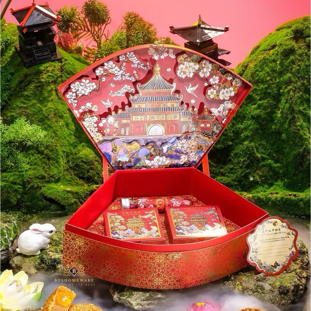 (READY STOCK) Hampers Mooncake 2025 Halal Premium / Mid Autumn Festival / Kue Bulan Vegetarian / Moo