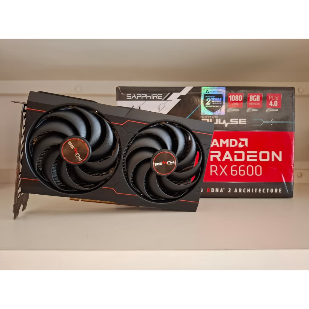 VGA AMD Sapphire Pulse RX 6600 8GB GDDR6 | VGA Second 2nd