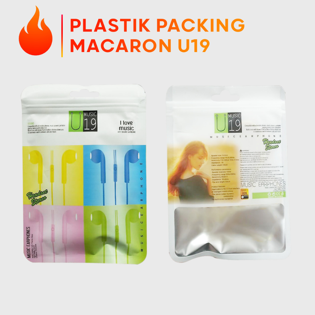 Plastik Klip Buat Headset Macaron U19