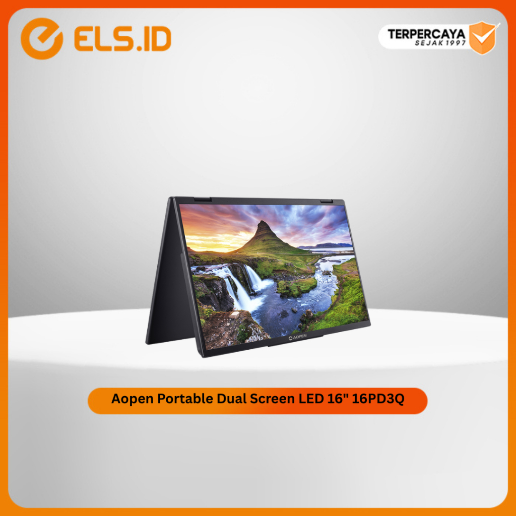 Monitor Aopen Portable Dual Screen LED 16" 16PD3Q