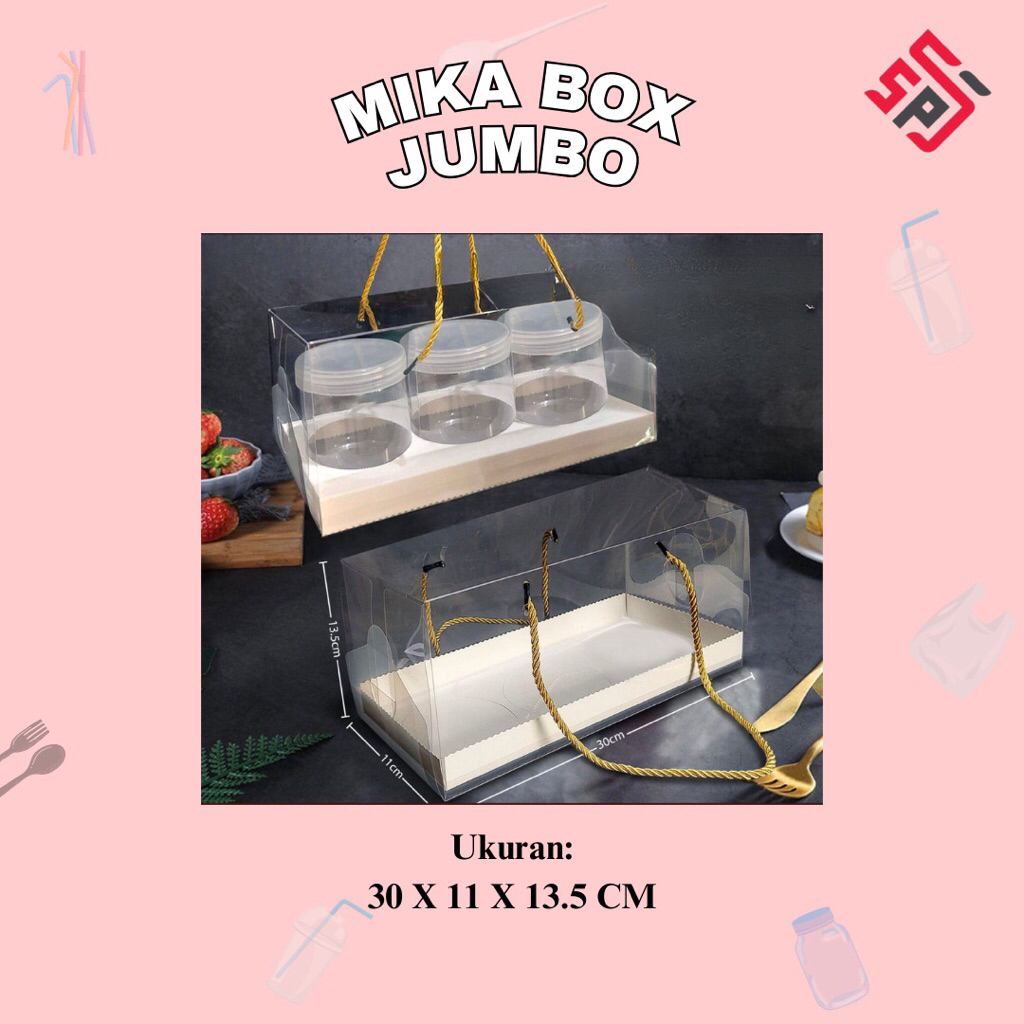 Mika Box Jumbo/Box Toples/Kotak 3 toples