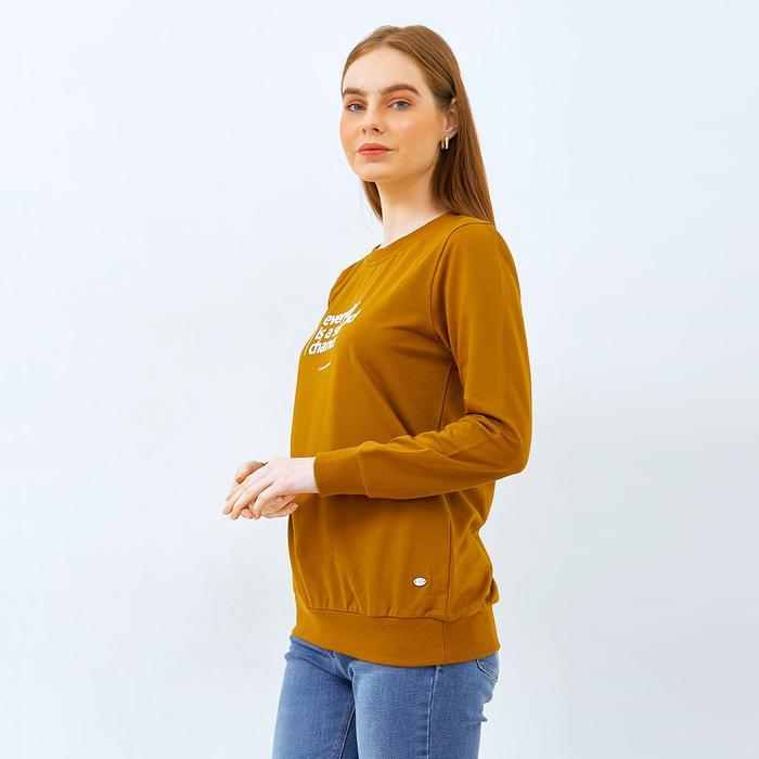 C2 Mazuka Brown Sweater Wanita Original Best Seller