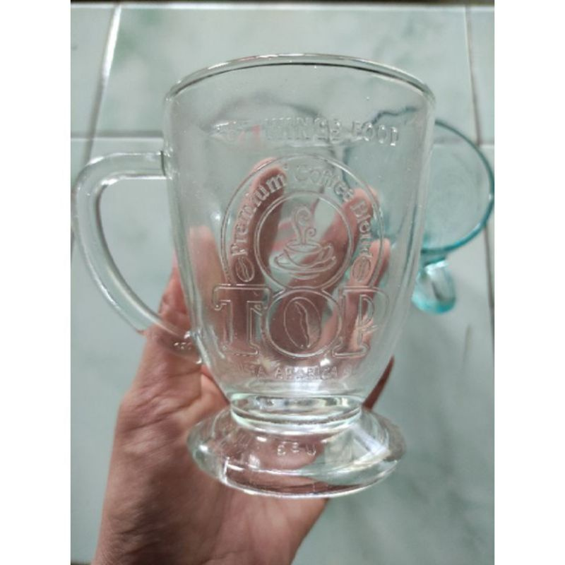 Gelas Kaca Bertangkai Gelas Teh Gelas Kopi Hadiah Gelas Kopi Top
