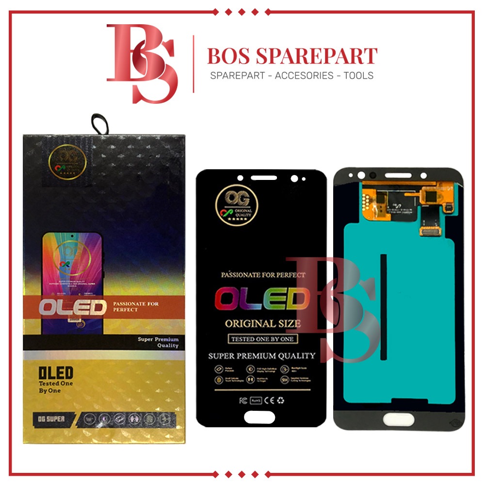 LCD TOUCHSCREEN SAMSUNG C710 / J7 PLUS / C710F / C8 BLACK ORI SIZE OG OLED