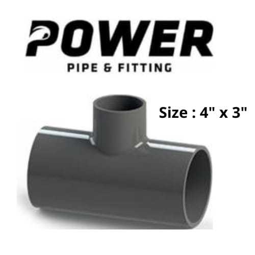 TEE AW 4" X 3" INCH POWER