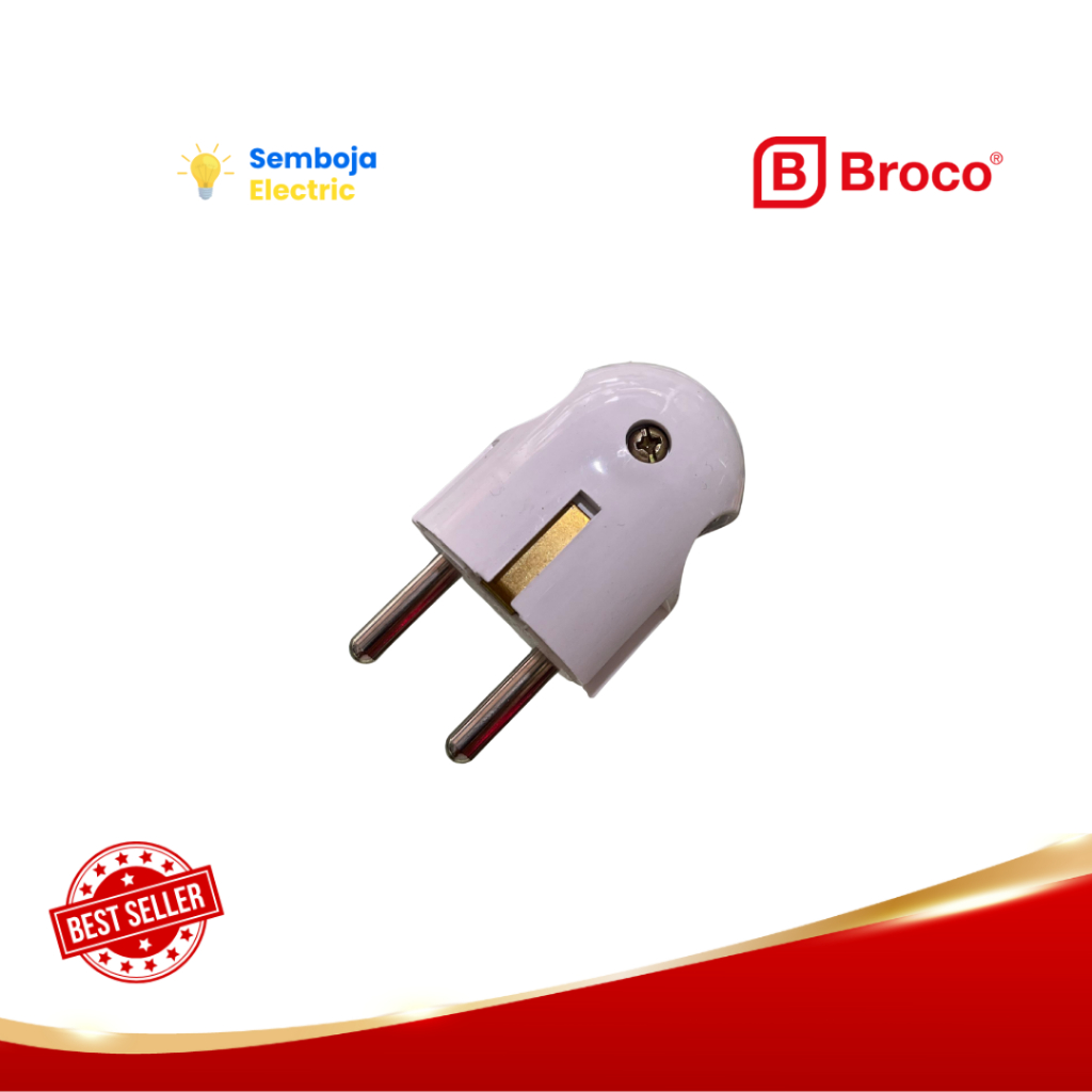 Steker Jek Listrik Arde Broco dengan Sambungan