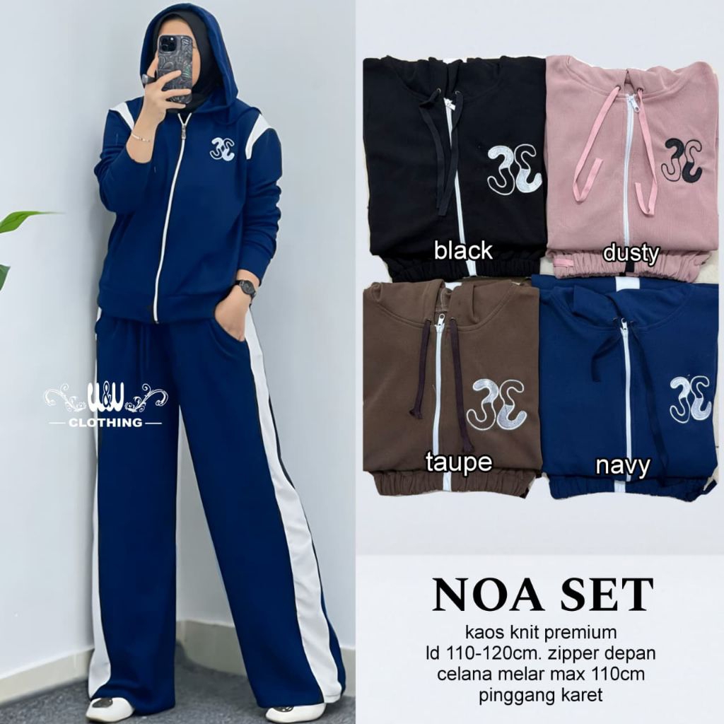 Baju setelan noa set by w&w