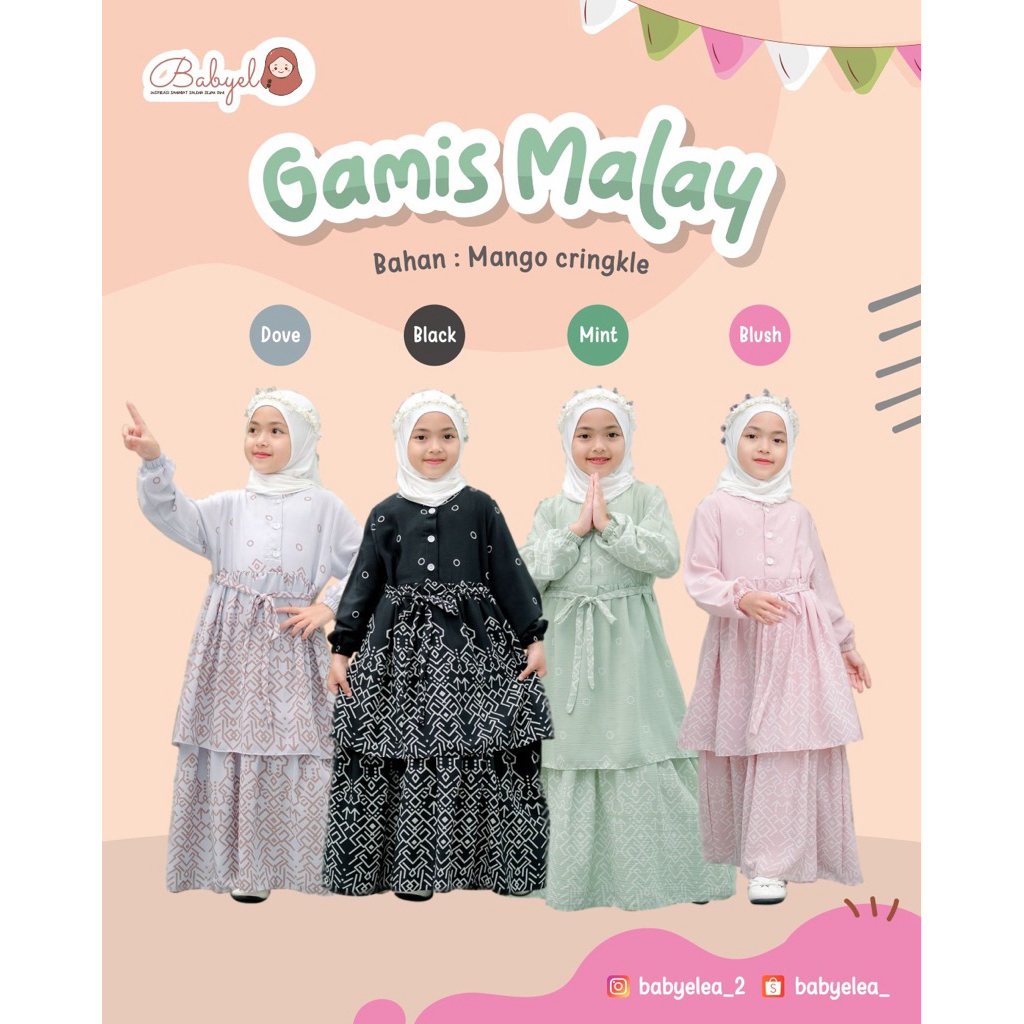 GAMIS MALAY COUPLE IBU DAN ANAK (TERPISAH) BABYEL#GAMIS ANAK ETNIC#GAMIS COUPLE ETNIC#GAMIS COUPLE I