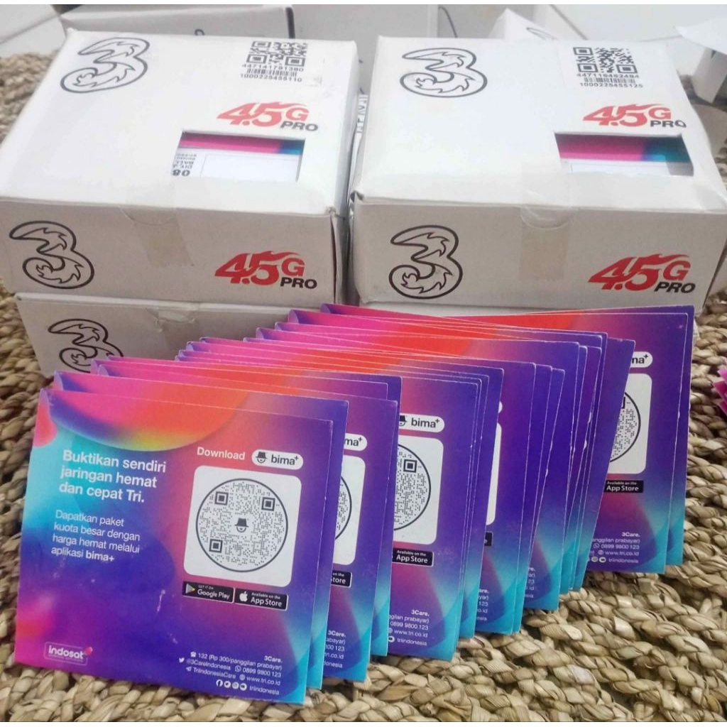 KARTU PERDANA THREE TRI OK KPK KOSONG