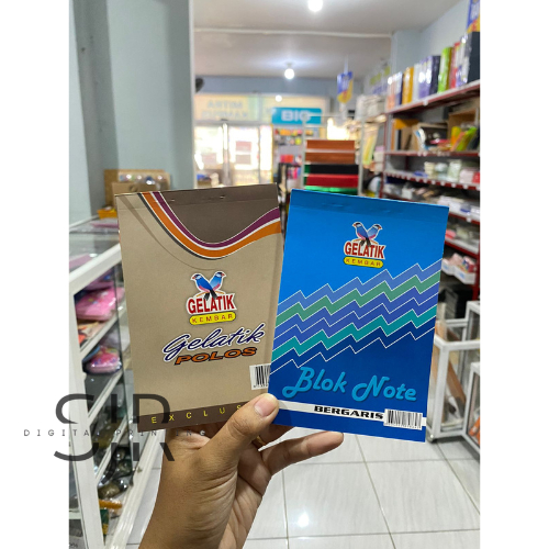 Gelatik Blocknote Besar Polos garis kecil