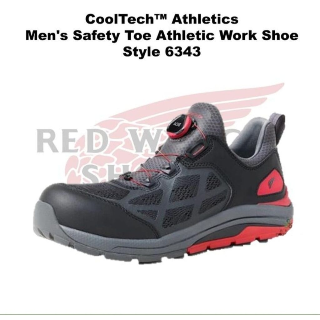 Sepatu Safety Redwing Shoes 6343 BOA System Original Athletic