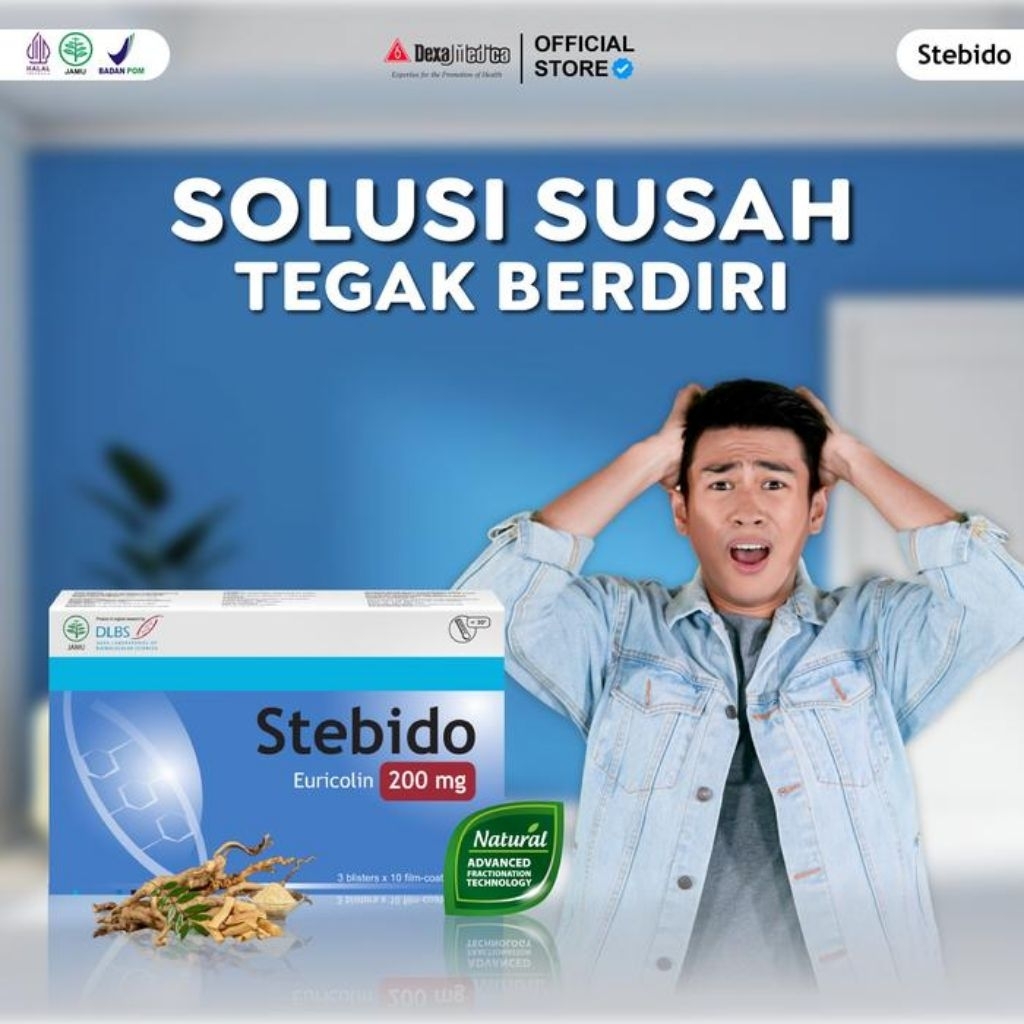 Stebido Suplemen Pria 30 Kaplet 200mg Stebido Original Bpom