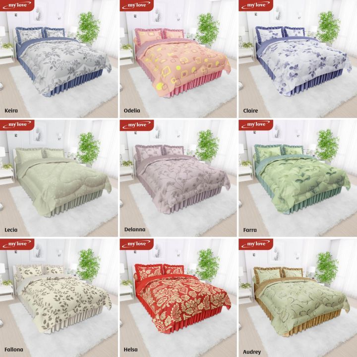 Bedcover My love 180x200 Sprei Rumbai TERLARIS