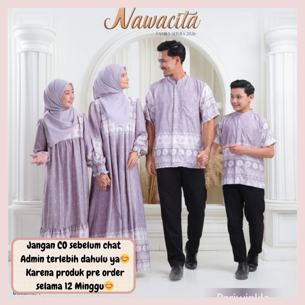 Nawacita sarimbit lebaran 2026 by Rintic OPEN PRE ORDER (READY JANUARI 2026) Family set couple kelua