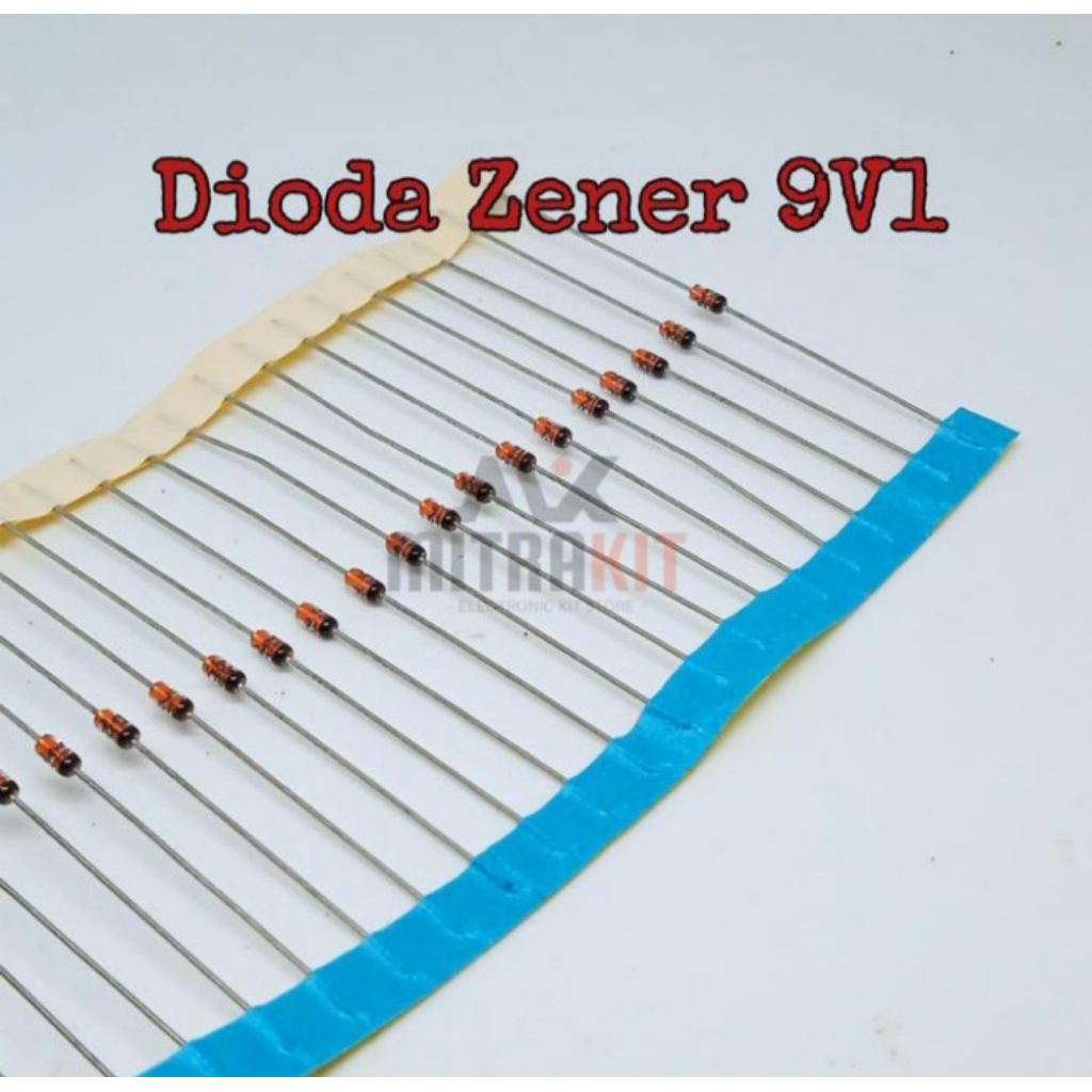 Dioda zener 9V1 0.5watt zener 9.1V