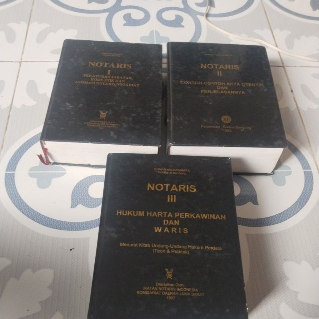 NOTARIS PERATURAN JABATAN KODE ETIK DAN ASOSIASI NOTARIS/ NOTARIAT / CONTOH CONTOH  AKTA OTENTIK DAN