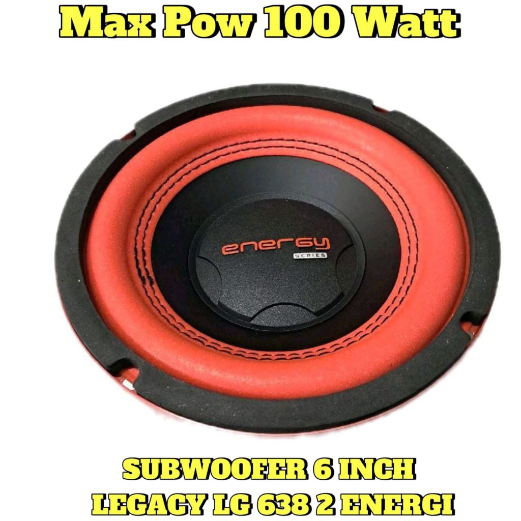 Subwoofer Legacy Lg 638 2 100 Watt Speaker Subwoofer 6 Inch Legacy