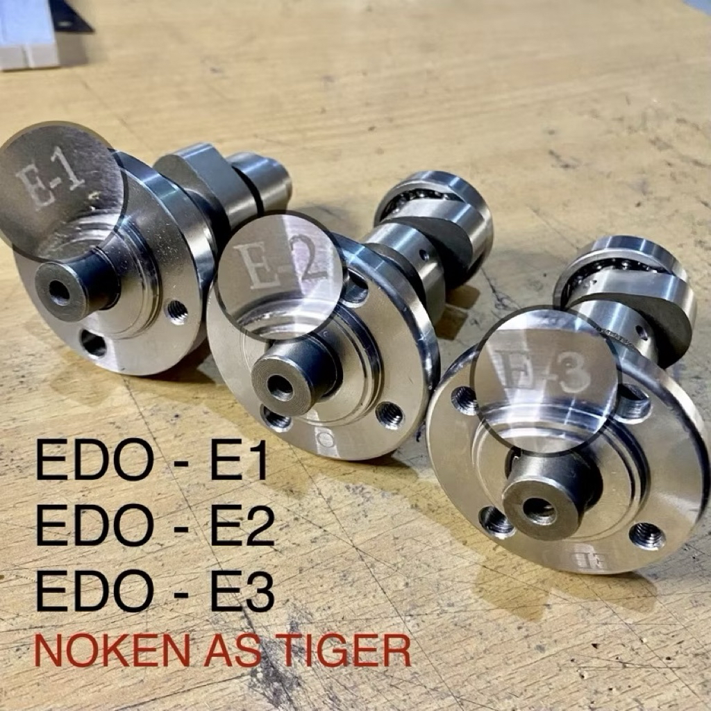 NOKEN AS TIGER EDO E1 E2 E3 CAMSHAFT NOKEN AS TIGER EDO E1 E2 E3 E4 MENTAH POLES