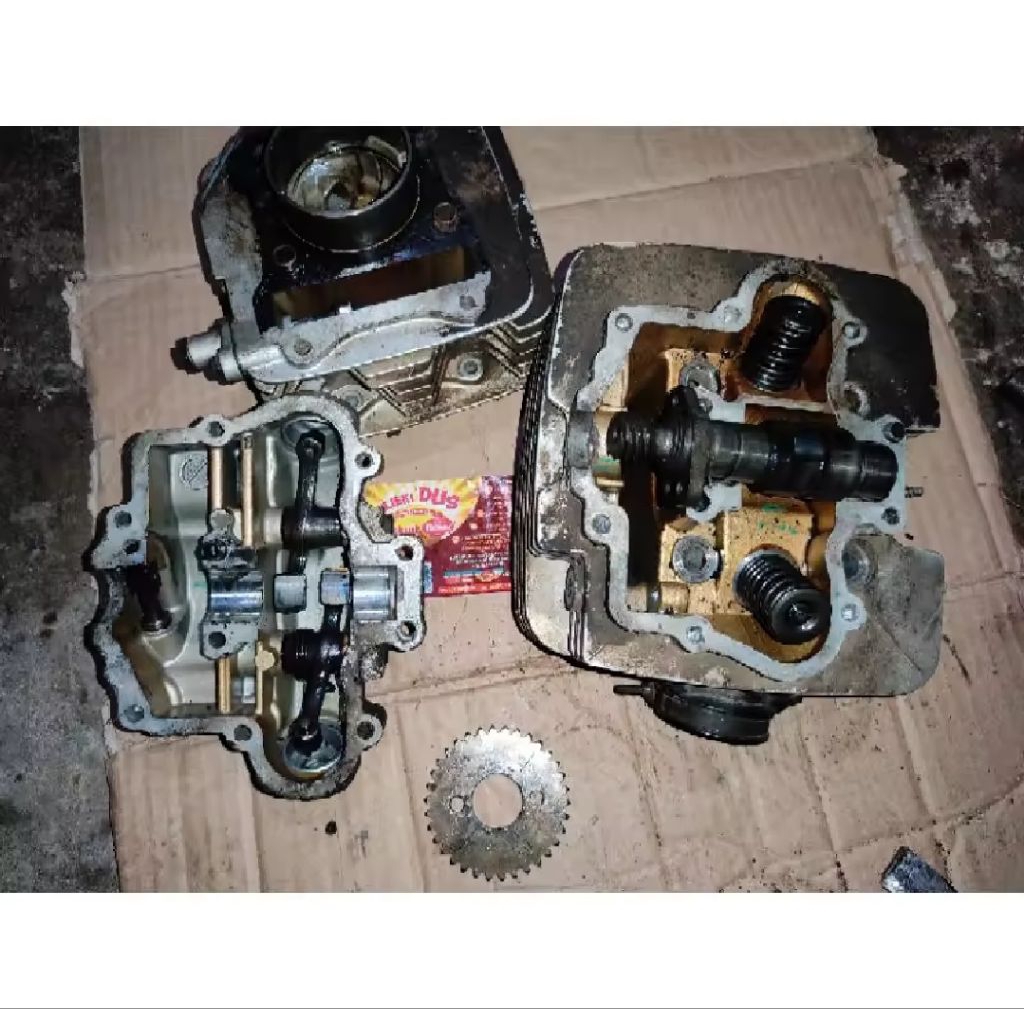 blok head blok cylinder head thunder 125 original copotan