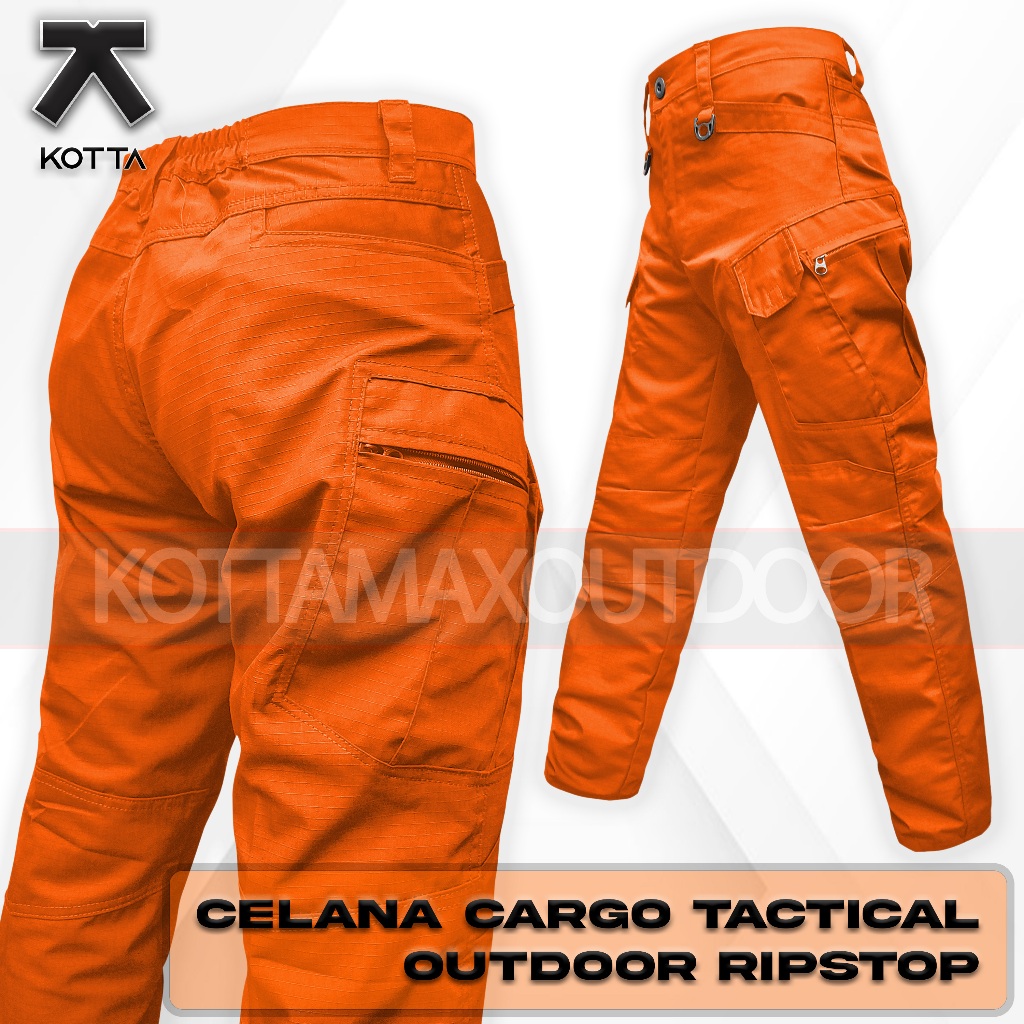 CELANA PANJANG TACTICAL OUTDOOR ORANYE ORANGE OREN BPBD BASARNAS TIM SAR LAPANGAN