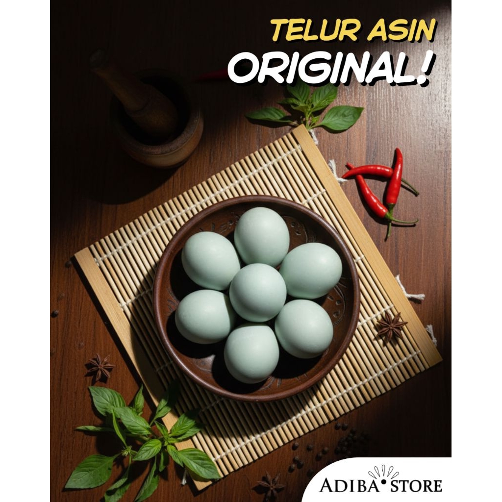 TELUR ASIN BREBES ADIBA STORE || TELUR ASIN REBUS / ORIGINAL ASLI BREBES MASIR BERMINYAK || TELUR AS