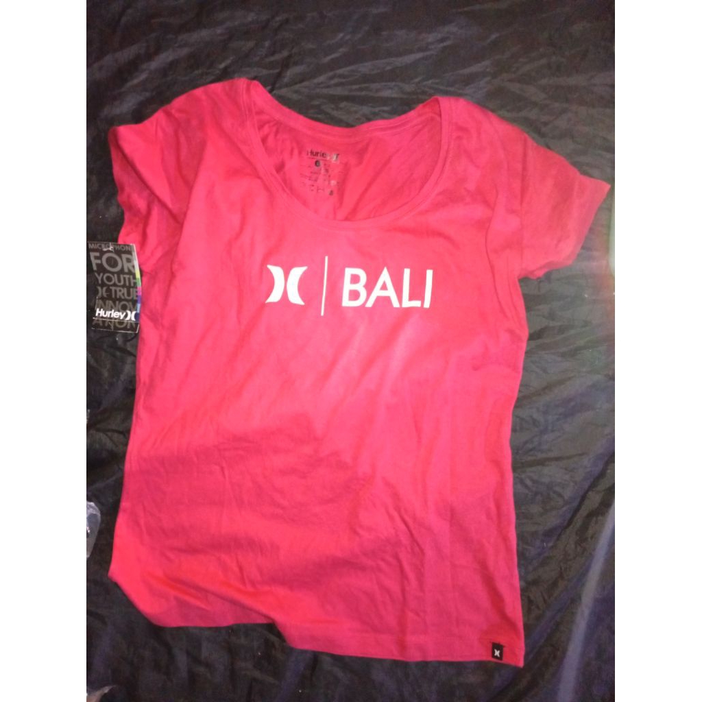 Kaos Hurley Bali original size L limited brand Harga jual rugi