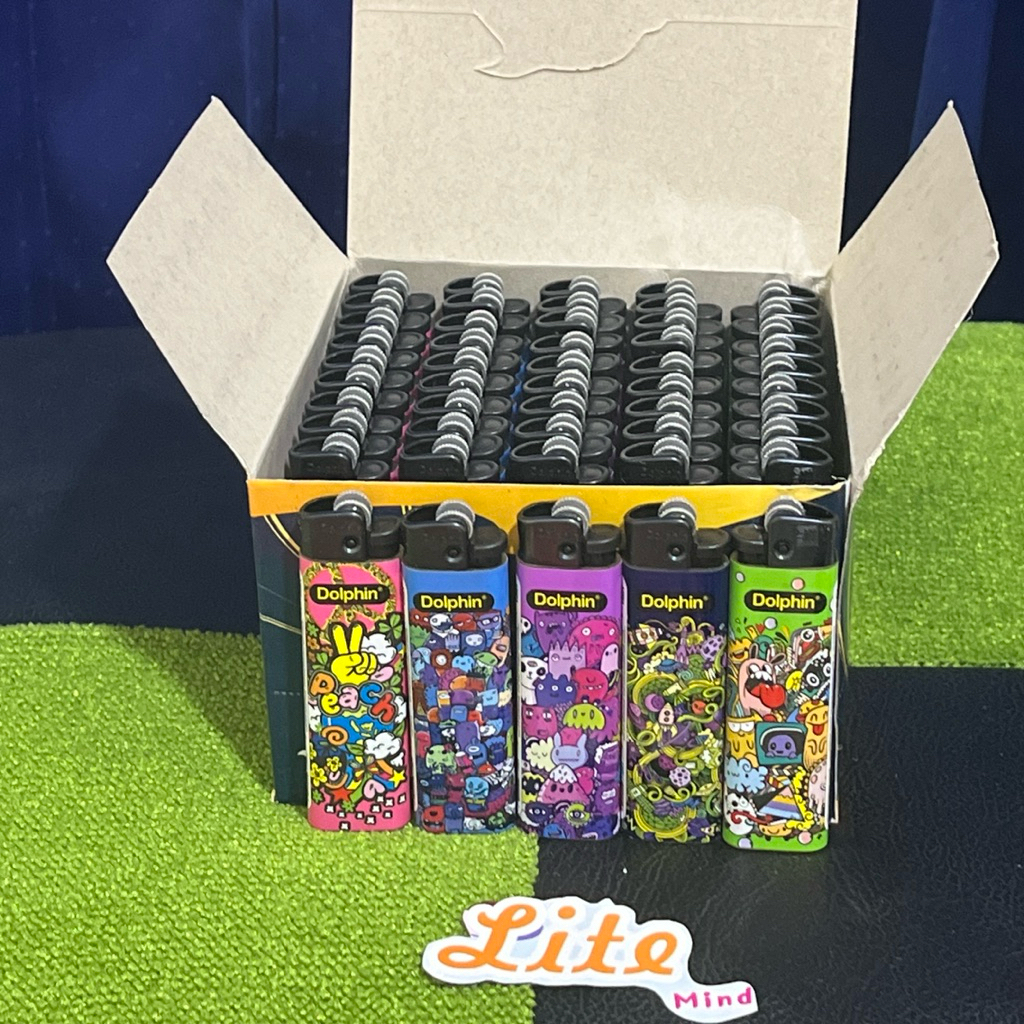 KOREK API DOLPHIN MOTIF. korek api Karakter lucu. korek api keren termurah