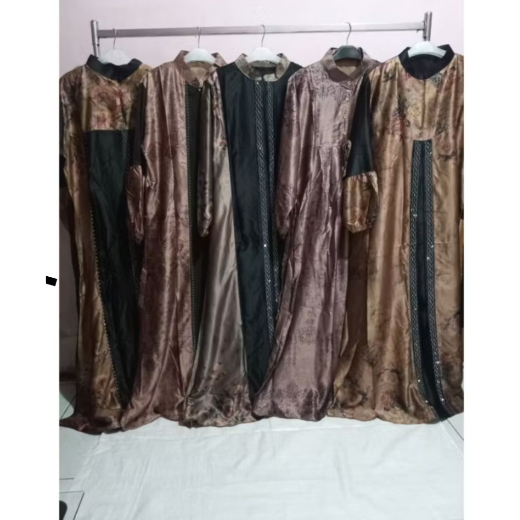 gamis gaya, gamis gaya batik, gamis silky, gamis silky raya, gamis silky batik