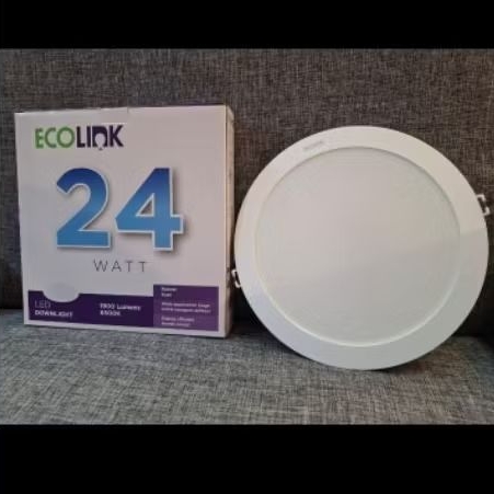 Ecolink lampu Downlight LED 24wat Outbow/LED panel plafon 24wat Outbow bulat
