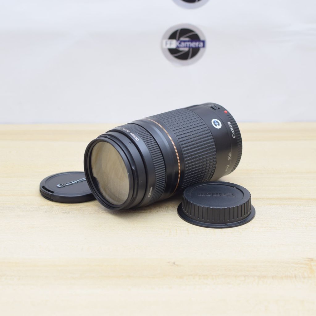 Lensa Tele Canon 75-300mm F4-5.6 Ef III USM For Canon DSLR MURAH 