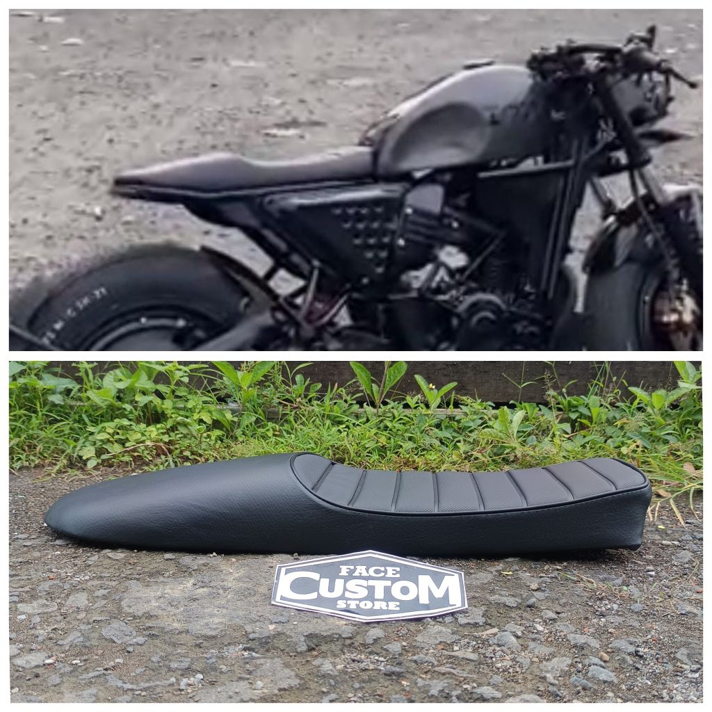 Jok Motor Custom Japstyle Caferacer Bobber Bratstyle Bratcafe Scrambler Model Tipis Lurus
