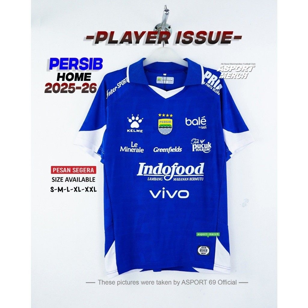 JERSEY PLAYER ISSUE PERSIB  HOME 2025 2026 PI