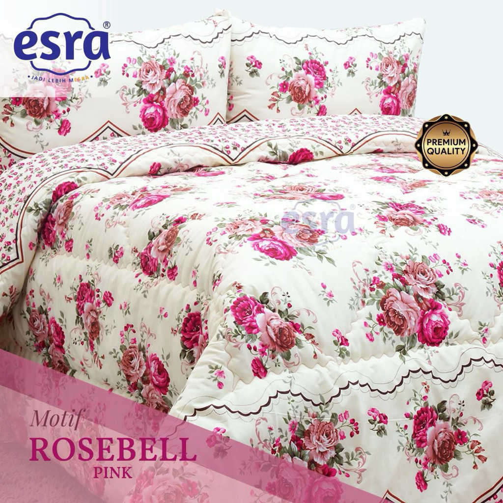 Bed Cover Set Sprei Katun Jepang Rosey Catch