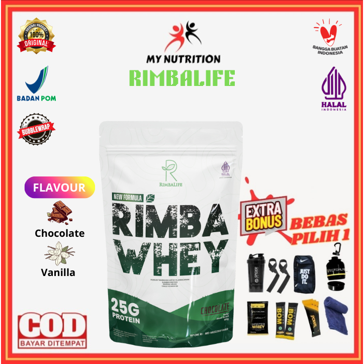 Rimbalife Whey Protein 2 lbs 900gr Rimba Life Susu Suplemen Whey Protein Rimbawhey 2 lb 900g WPRO Is