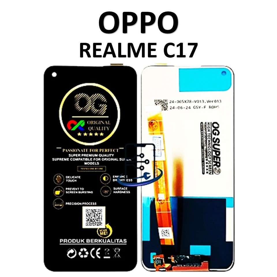 LCD TOUCHSCREEN REALME C17 ORIGINAL COMPLETE FULLSET