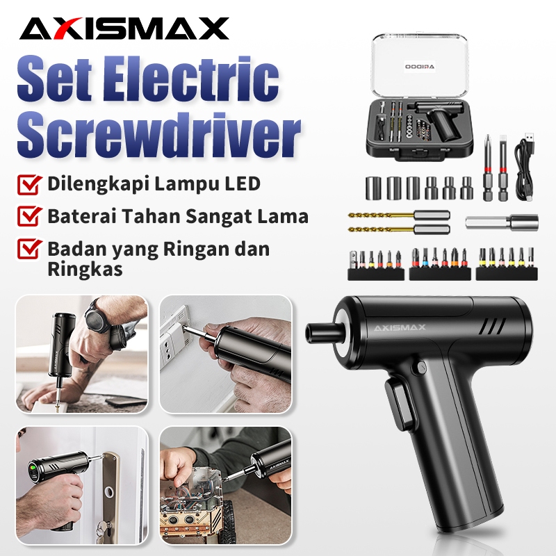 ✨COD✨Obeng Listrik Bosch Desain Poros Fleksibel 360° Perkakas Khusus Ruang Sempit Perakitan Furnitur