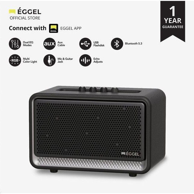 Eggel Home 3 Portable Bluetooth Speaker with Karaoke Function