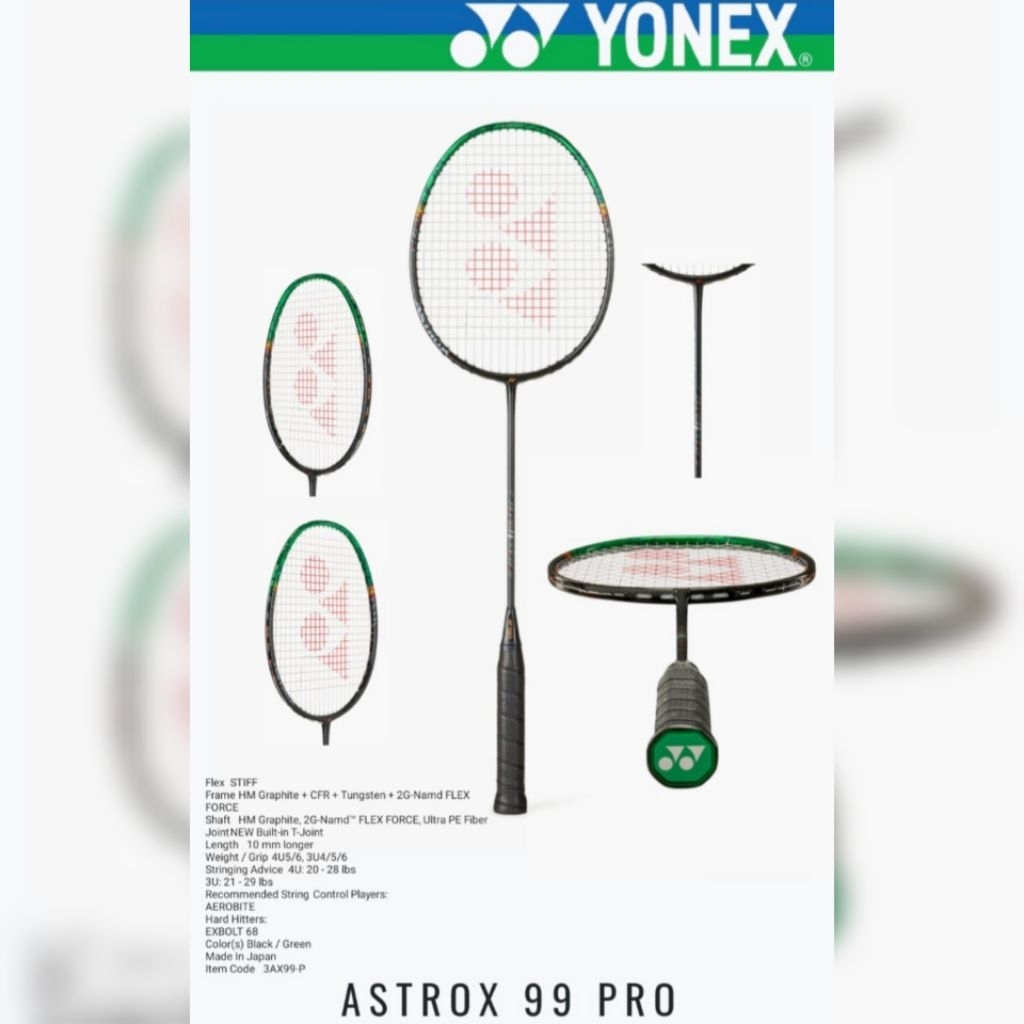 Raket Badminton ASTROX 99 PRO GEN 3 YONEX | Astrox 99 Pro Gen 3 Yonex Original