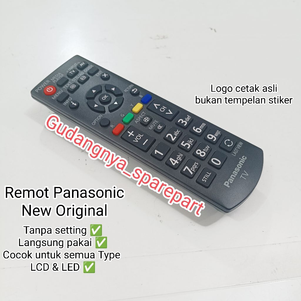 Remot remote Panasonic new original tv lcd led viera