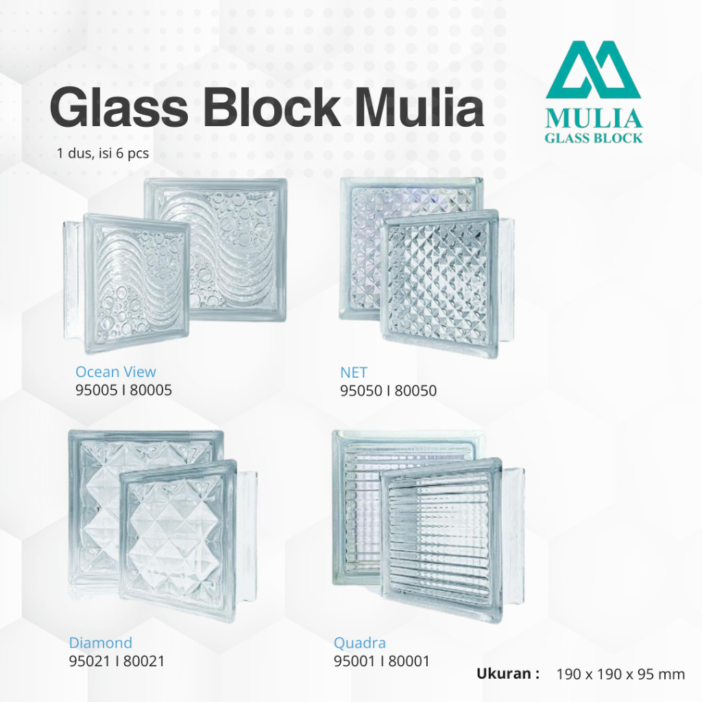 Glass Block Mulia - Glass Blok Dinding Kaca Rumah
