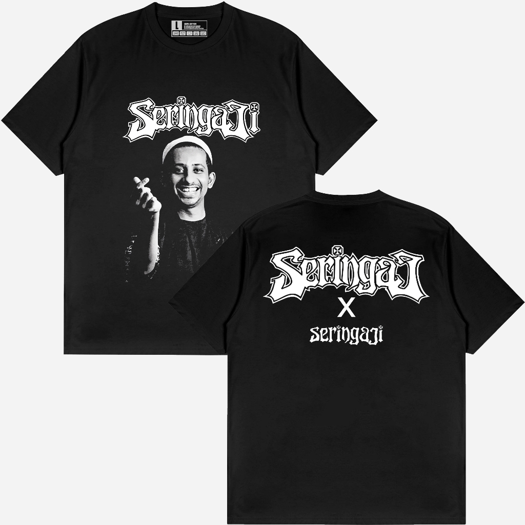 SERINGAI X SERINGAJI HABIB JAFAR / KAOS BAND SERINGAI / KAOS HABIB JAFAR / KAOS BAND PUNK METAL DIST