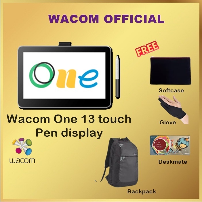 Wacom One Pen Display DTH134 13 Touch Pen Display DTH 134