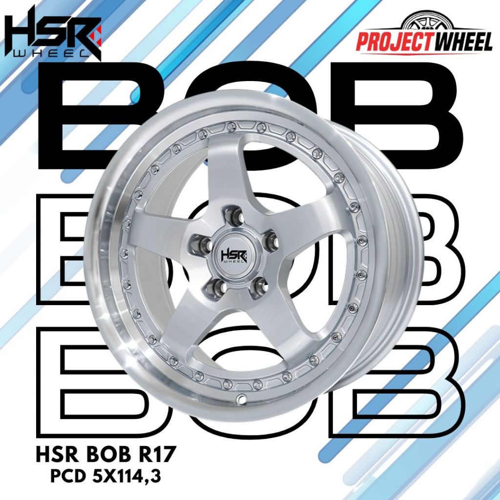 Velg Mobil Racing Hsr Ring 17 Untuk Innova, Terios, Rush, Crv, Brv, Hrv, Mazda3, Cx5