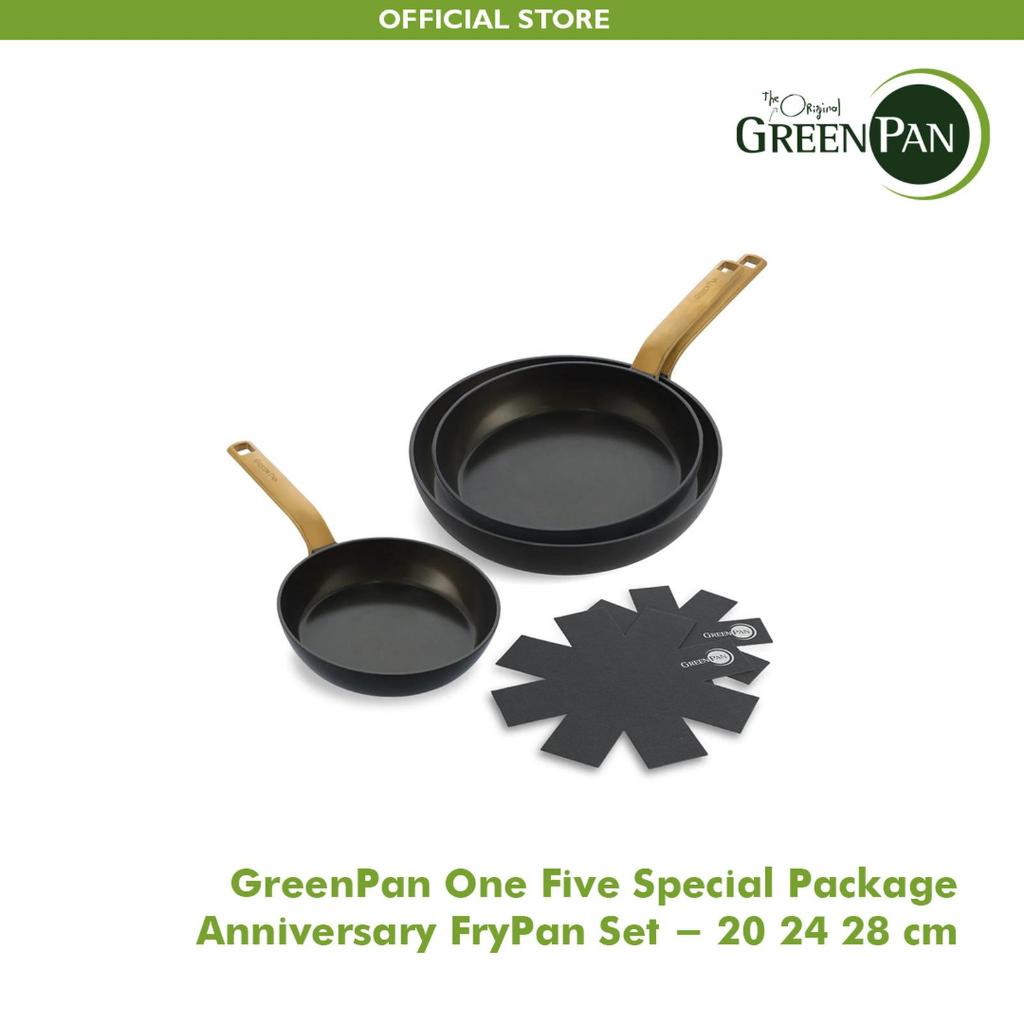 GreenPan One Five Anniversay FryPan Set - 20 24 28 cm