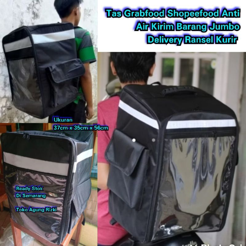 TAS GOFOOD TAS GRAB TAS RANSEL COOLER. TAS GRABFOOD ALUMINIUM. TAS DELIVERY.TAS PIZZA.TAS GOJEK.TAS 